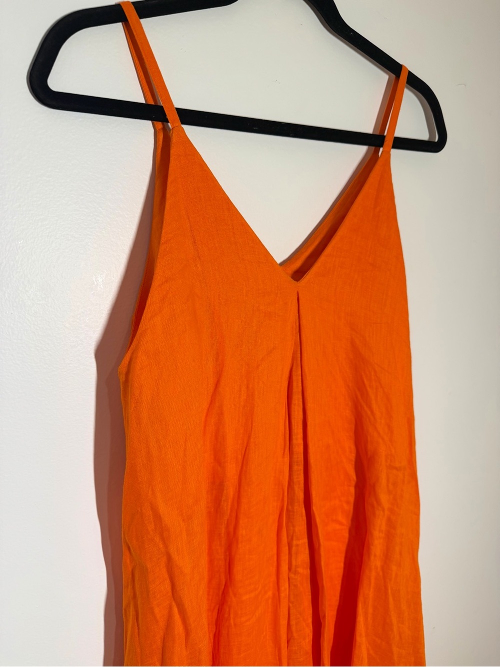 COS Bright Orange Maxi Dress V-neck – Size US 8 / CA 8
